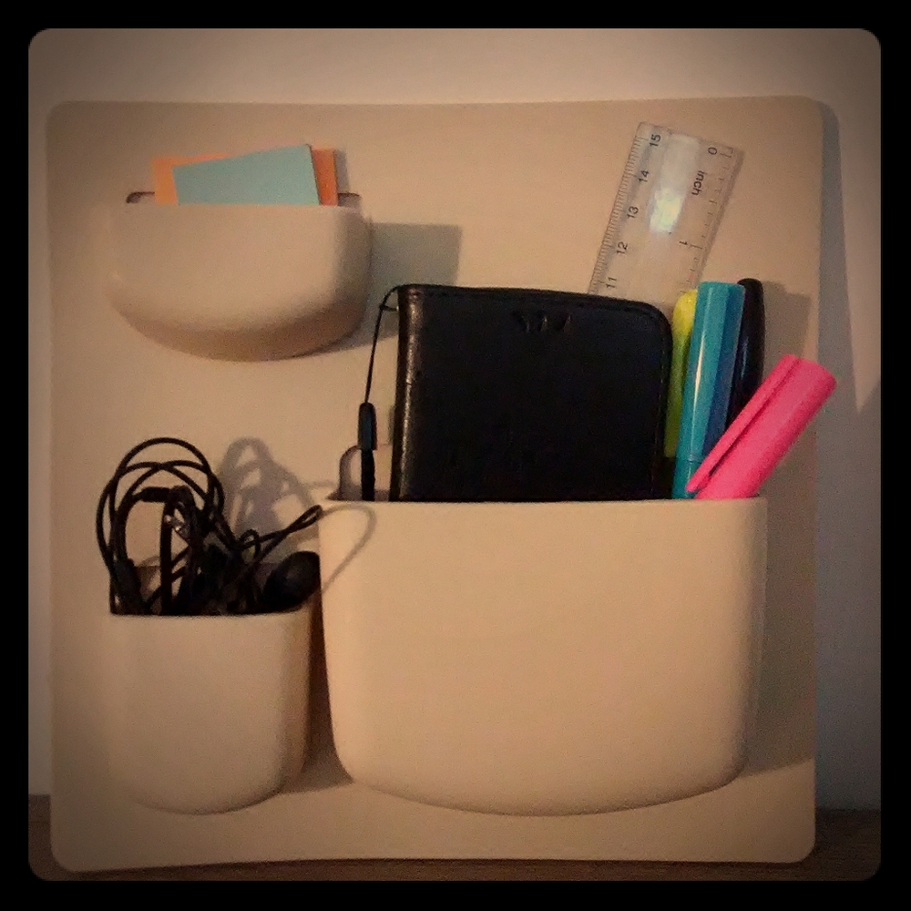 🗃️ Wall mounted storage organizer - Khaki